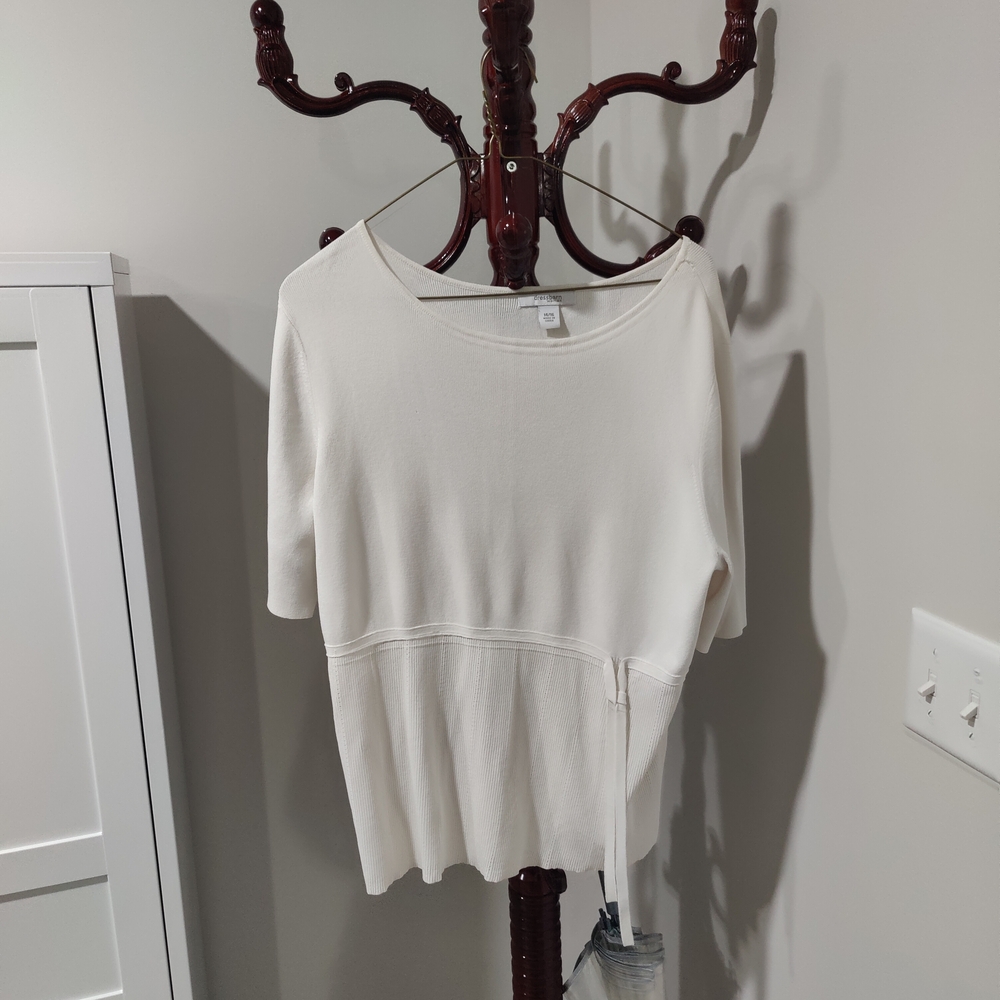 Elegant White Women's Top